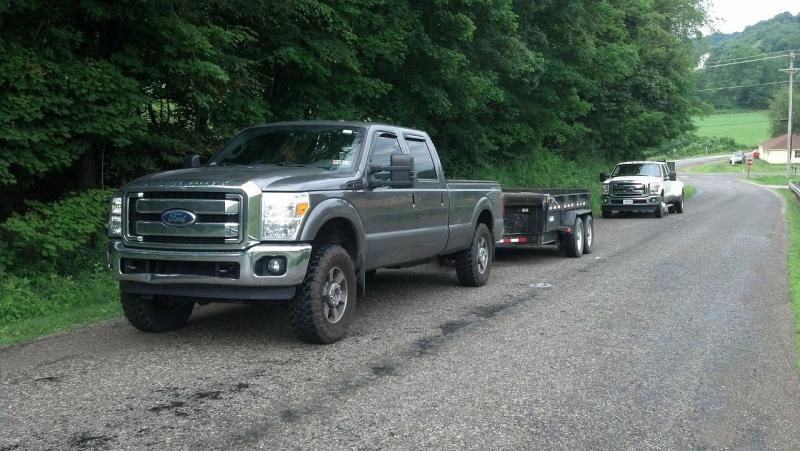 FTE Meet 2014 - 2012 Ford F250 Super Duty 6.2L V8 hill pull - YouTube