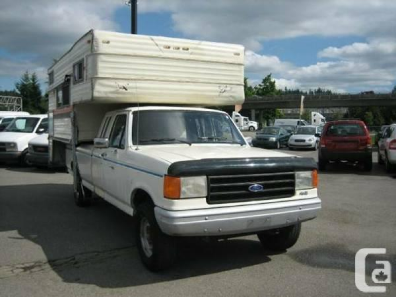 1987 Ford F-250 Supercab & Camper - $2900 in Vancouver, British ...
