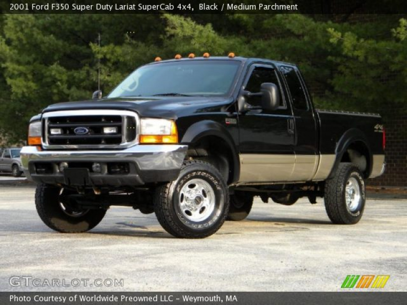 2001 Ford F350 Super Duty Lariat SuperCab 4x4 in Black. Click to see ...