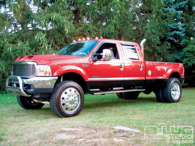 2001 Ford F350 Left Side View