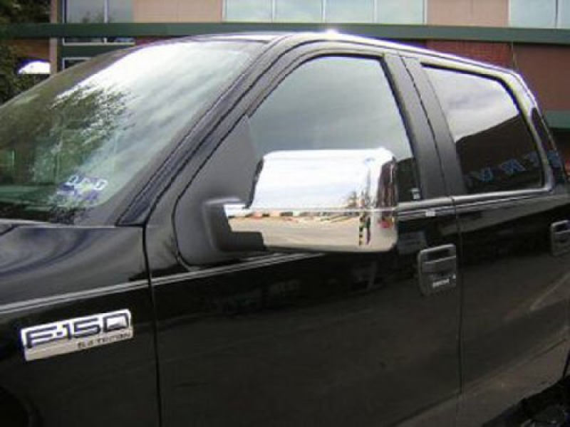 ford f 150 chrome mirror covers fits 2004 2005 2006 2007 and 2008 ford ...