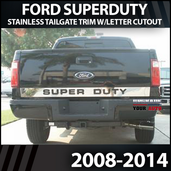 Details about 2008-2014 Ford Superduty Chrome Rear Tailgate Panel ...