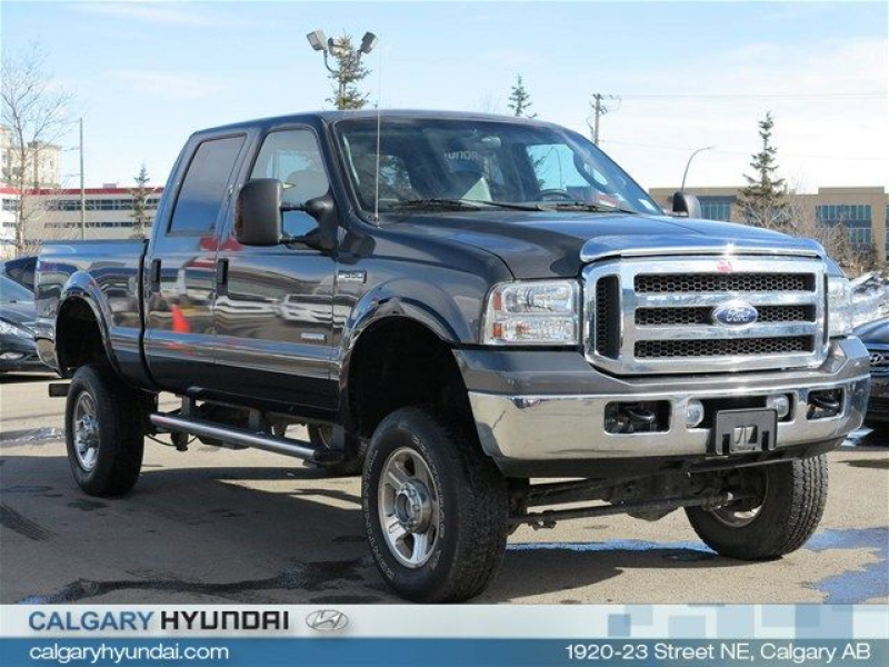 2005 Ford F-350 FX4 Diesel CrewCabLift Kit Leather Sunroof in Calgary ...