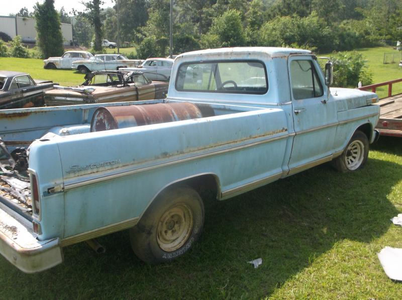 1971 FORD F100 SPORT CUSTOM PARTING OUT