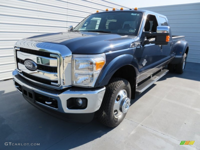 2014 Ford F350 Super Duty Lariat Crew Cab 4x4 Dually - Blue Jeans ...