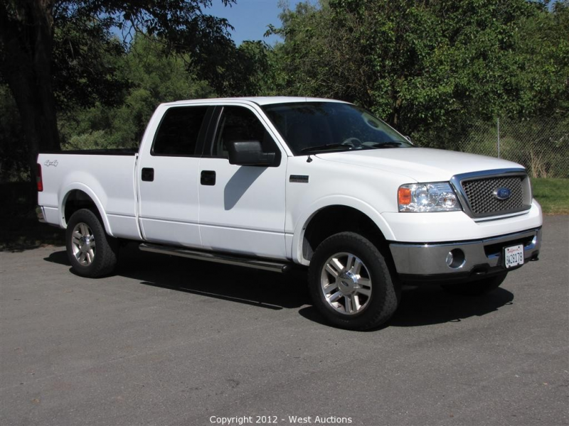2006 Ford F-150 Lariat 4 Wheel Drive 4-Door Pick-Up Truck, (1) Gibson ...