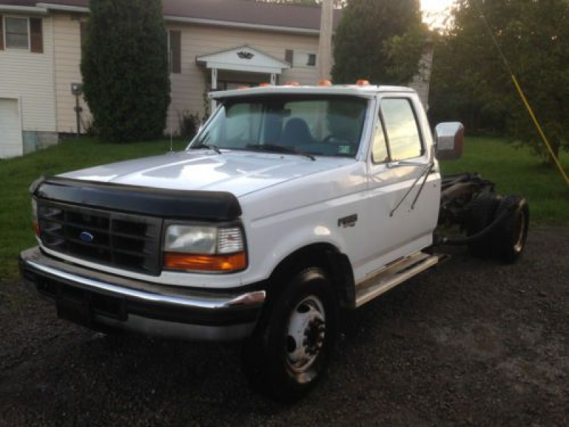 1996 Ford F-350 Super Duty Cab & Chassis 7.3l Turbo Diesel on 2040 ...