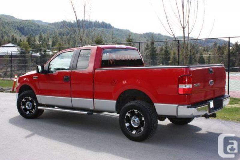2005 ford f150 xlt 4x4 red with kmc spy rims. - $16500 (whistler) in ...