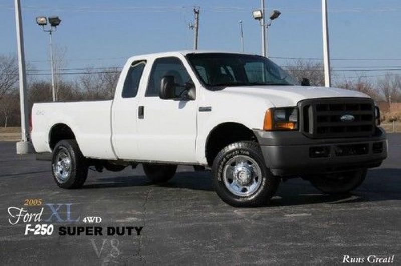 2005 FORD F250 SUPER DUTY EXTENDED CAB 4x4 5.4L V8 Auto AC Cruise ...