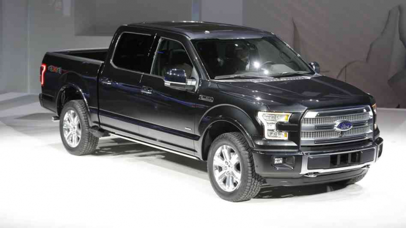 ... Ford unveiled the new F-150 with a body built almost entirely out of