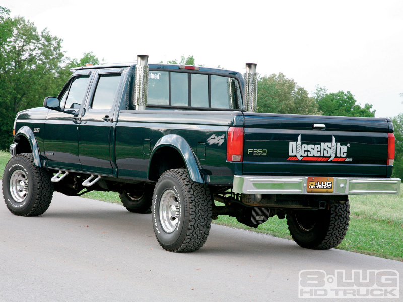 1996 Ford F350 Super Duty Left Rear Angle