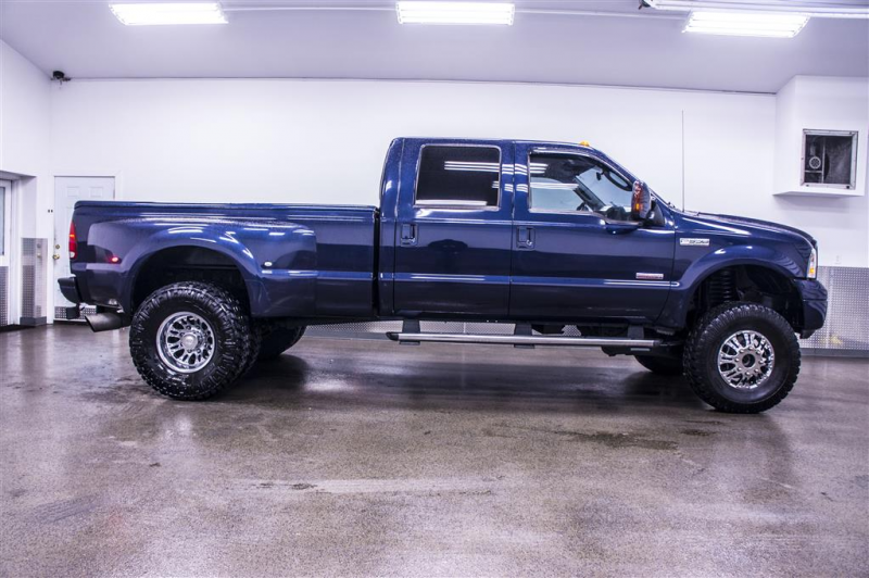 2006 FORD F-350 LARIAT DUALLY 4X4 LIFTED DIESEL W/LEATHER & DVD!