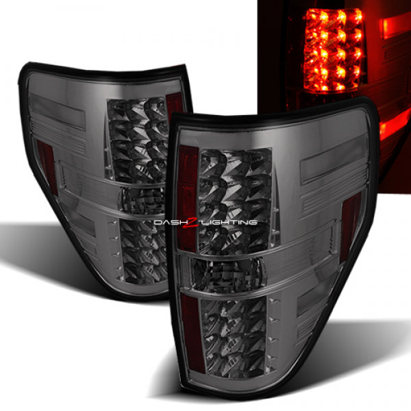 2009-2010 Ford F150 LED Tail Lights - Smoke :: F150 :: Ford ...