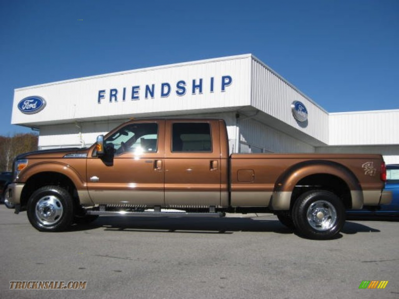 2012 Ford F350 Super Duty King Ranch Crew Cab 4x4 Dually in Golden ...