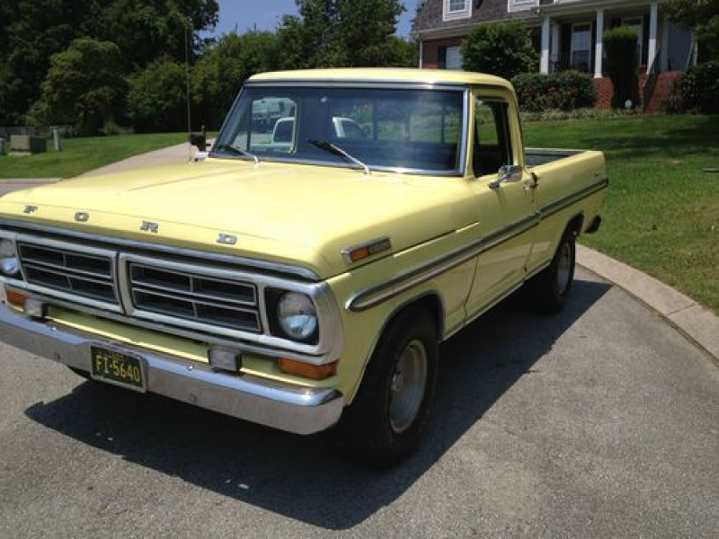 1972 Ford F100 Ranger XLT Yellow, US $6,995.00, image 2