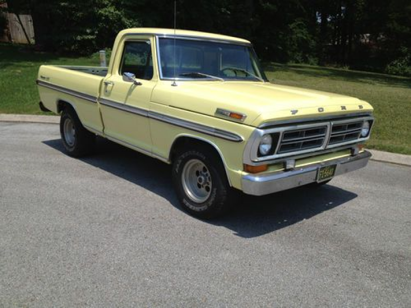 1972 Ford F100 Ranger XLT Yellow, US $6,995.00, image 1