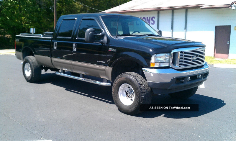 2002 Ford F250 7. 3 Liter Diesel 4x4 Crew Cab, Really Good Strong ...