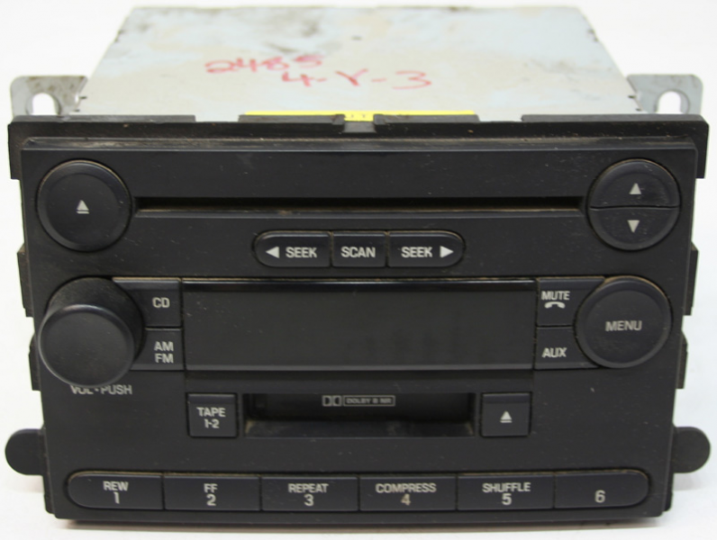 2006-2007 Ford F350 Pickup Truck Factory Stereo Tape CD Player OEM ...