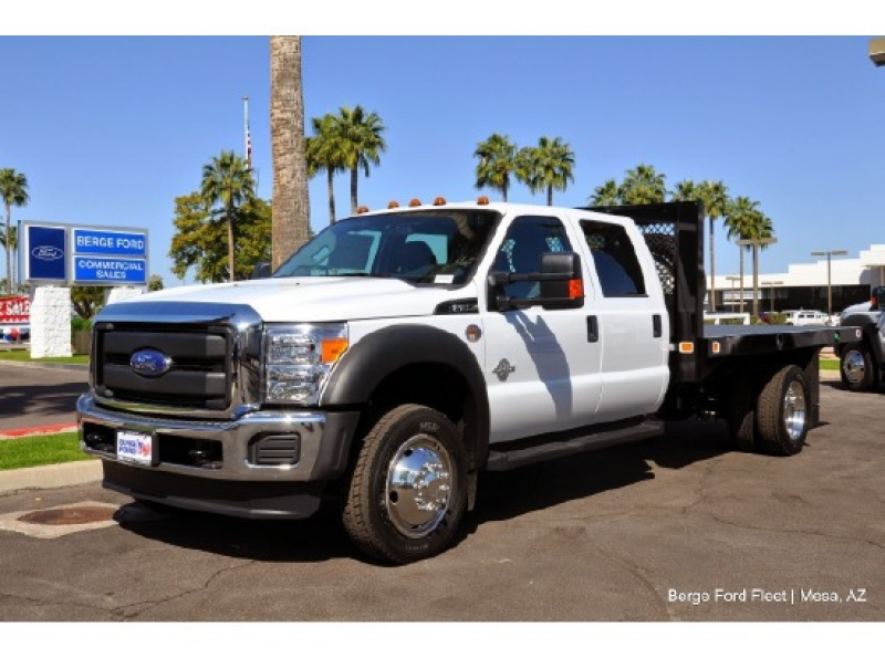 2015 FORD F450 CREW CAB, FLATBED TRUCK, STAKE BED in Mesa, AZ