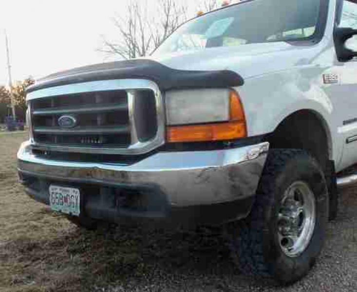 2000 Ford F350 Long Bed, Diesel, 4X4, Crew Cab, Automatic, White Pick ...