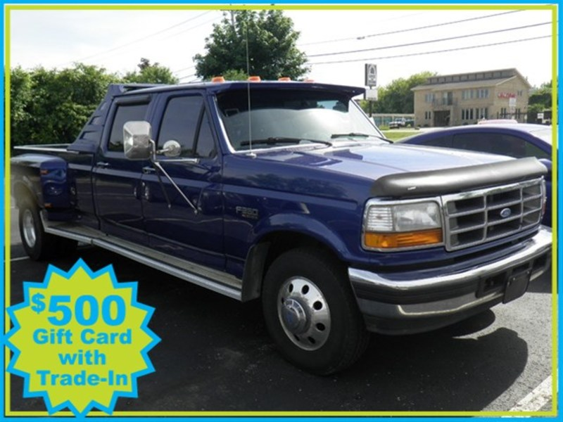 1995 ford f 350 for sale in racine wi blue exterior gray interior ...