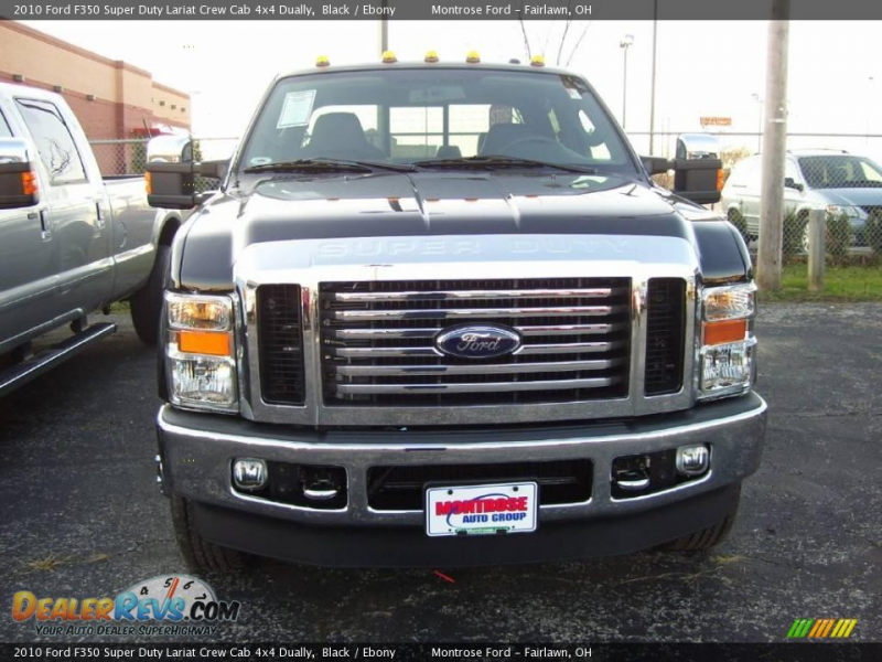 2010 Ford F350 Super Duty Lariat Crew Cab 4x4 Dually Black / Ebony ...