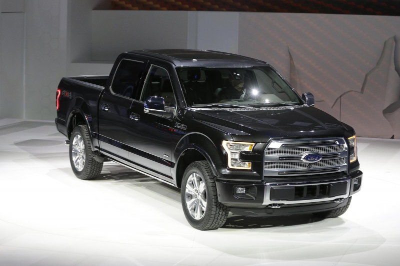 Ford unveils the new F-150 with a body built almost entirely out of ...