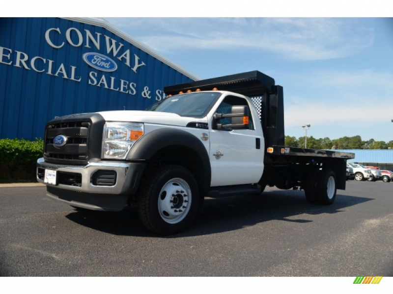 BRIGHT WHITE 2012 Ford F-450 Chassis SUPER DUTY with seats
