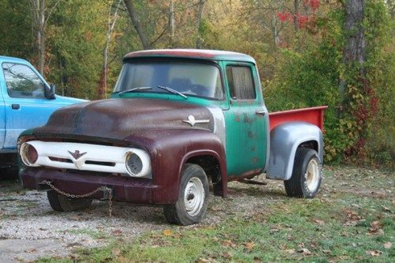 1956 Ford F-100 & 1997 Mark Viii Parts Car on 2040cars
