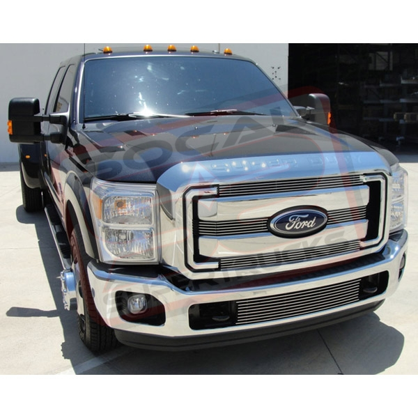 2011-2012 Ford F-250/F-350 Super Duty Billet Grille Overlay 4Pc