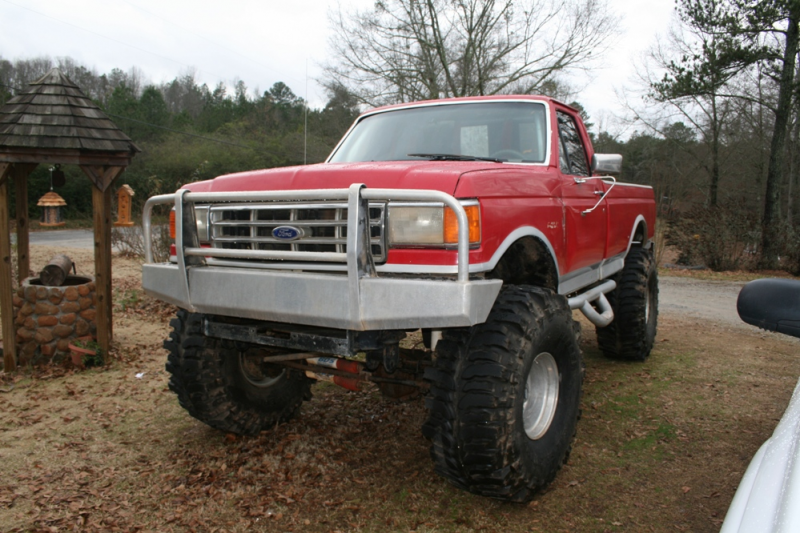 1988 Ford F350 4x4 on 44 boggers SOLD