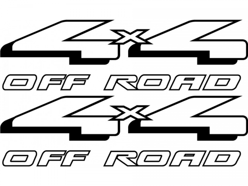 1997 - 1999 4x4 Off Road Decals for Ford Ranger