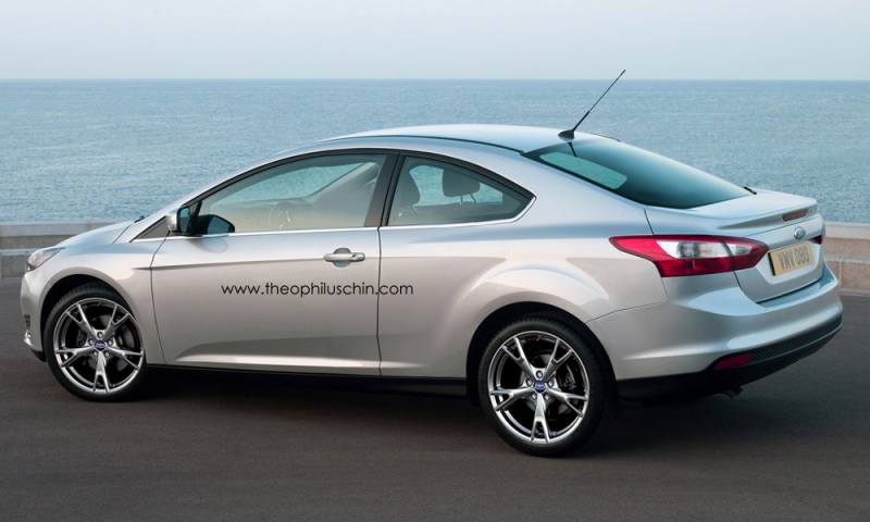 2014 Ford Focus Facelift Rendered as Coupe - photo gallery