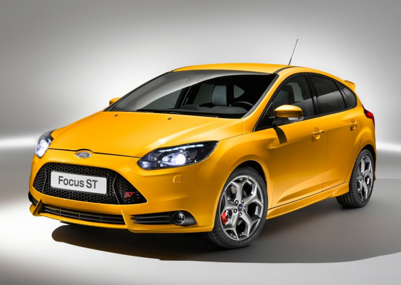 2013 Ford Focus ST yellow