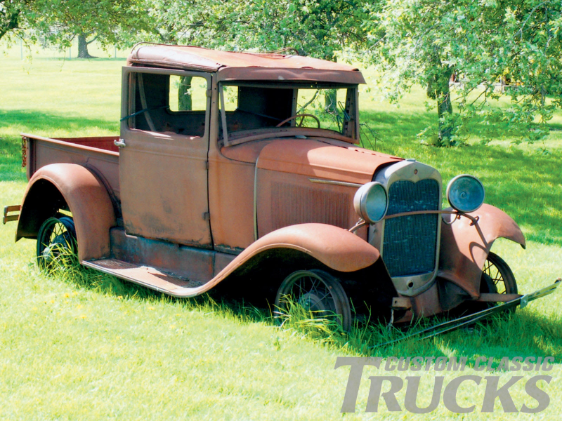 Ford Model A Pickup Truck Broken Down Classic