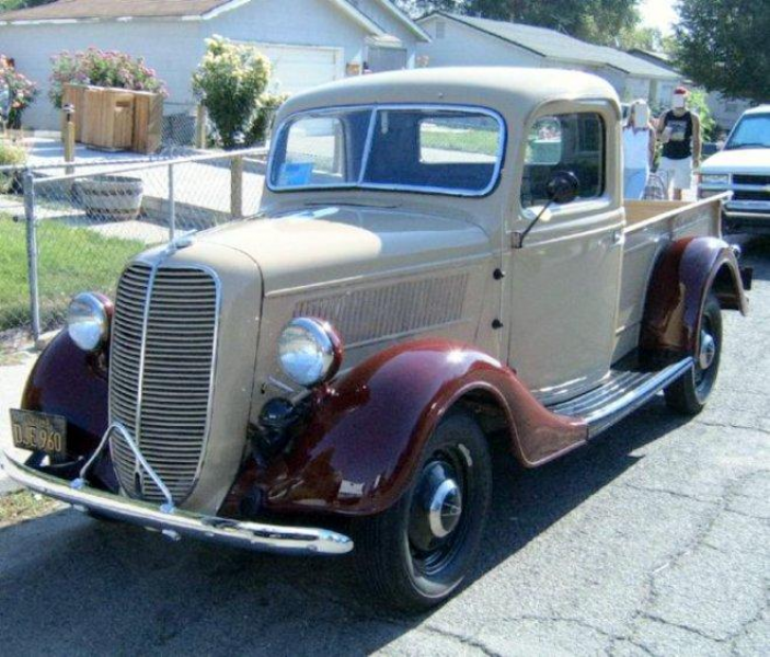 Front left 1937 Ford Pickup Truck Picture