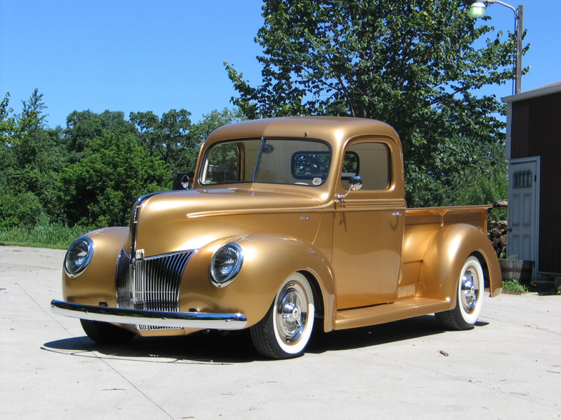 1940 Ford Pickup of George Poteet by FastLane Rod Shop - Front Angle ...