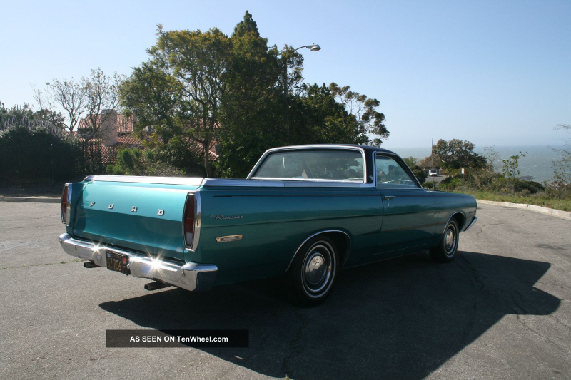 1968 Ford Ranchero Gt 390 One Family Owned Since 1970 Cal Black Plate ...