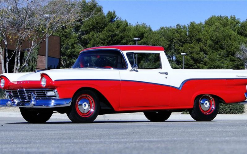 1957 Ford Ranchero Pickup Lot 423 Barrett Jackson 2014