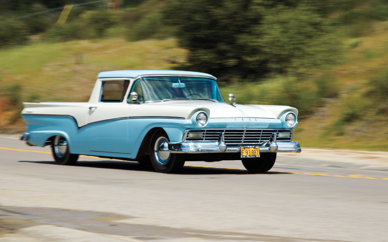 1957 Ford Ranchero Front Right Side View
