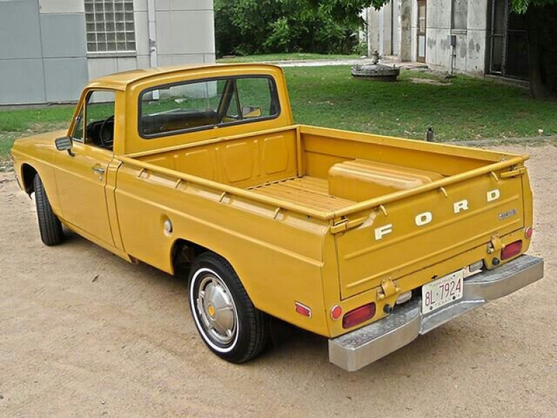 Ford Courier... Mine was red, 1975, I think... and is what helped us ...