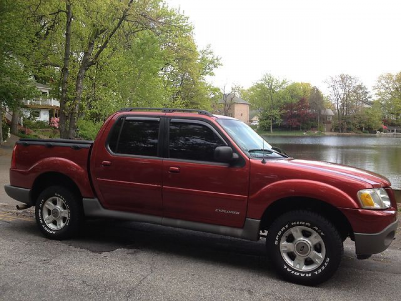2002 FORD SPORT TRAC EXPLORER PICK UP 4X4 AWD LOW MILES CLEAN UTILITY ...