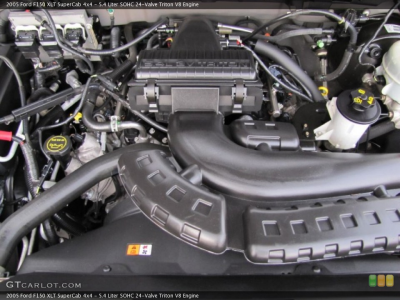 Liter SOHC 24-Valve Triton V8 Engine on the 2005 Ford F150 Boss 5 ...
