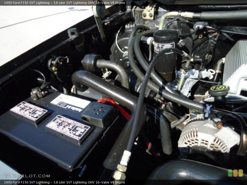 Liter SVT Lightning OHV 16-Valve V8 Engine for the 1993 Ford F150 ...