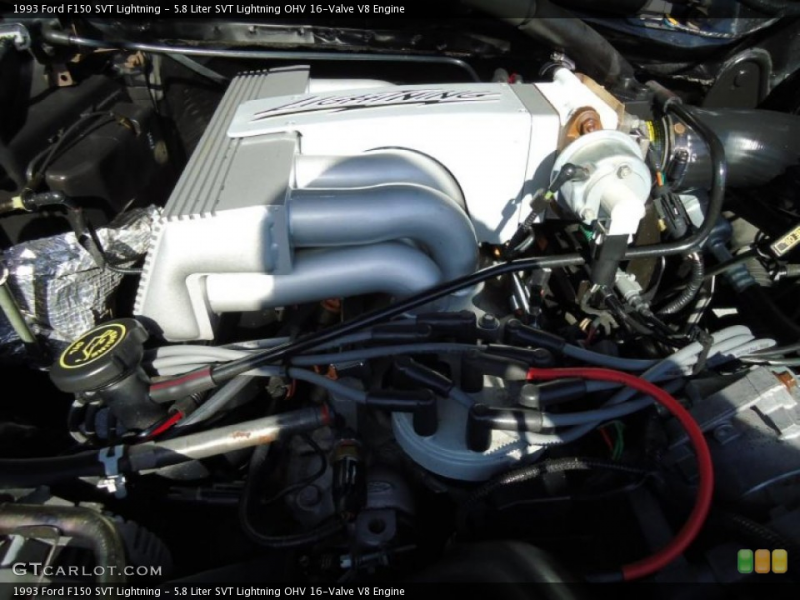 Liter SVT Lightning OHV 16-Valve V8 Engine for the 1993 Ford F150 ...