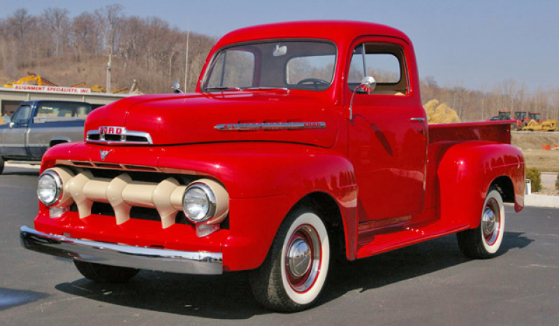 ... Car Photo Gallery: 1951 Ford F1 Pickup Truck: Drivers Side Front View