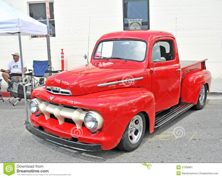 Editorial Photo: 1951 Ford F1 Pickup Truck