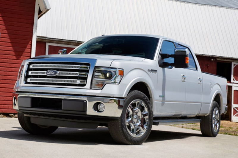 Ford officially took the wraps off the 2013 Ford F-150 this morning in ...