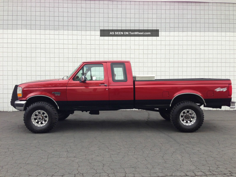 1996 Ford F250 Supercab Xlt 4x4 - Winch - Lifted - 7. 3 Powerstroke ...