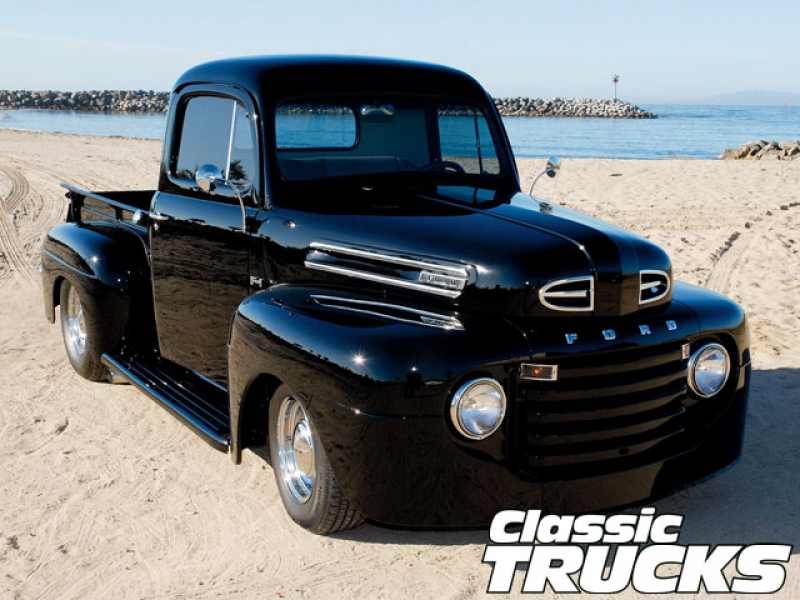 1949 Ford F1 Pickup Truck Front Right Side View